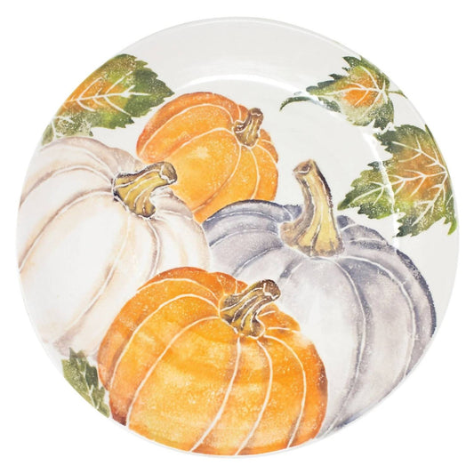 Vietri - Large Serving Bowl with Assorted Pumpkins