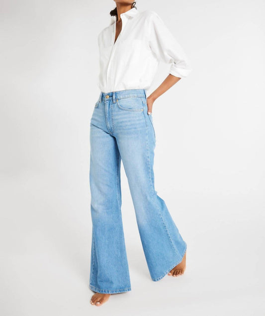Mille - Women's Ashton High Rise Wide Leg Flare Jean