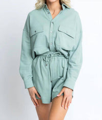 Karlie - SOLID FRENCH TERRY SHORT SET