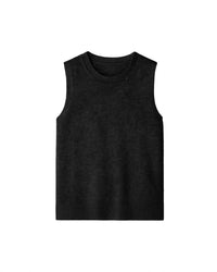 J'Envie/Eli Savona Side Tab Vest in black - women's jacket - detail view