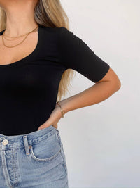 Enza Costa - Italian Viscose Horseshoe Neck