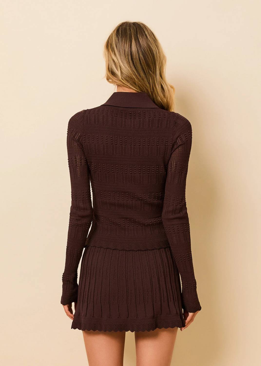 Solid & Striped - Debra Pointelle Lace Knit Top