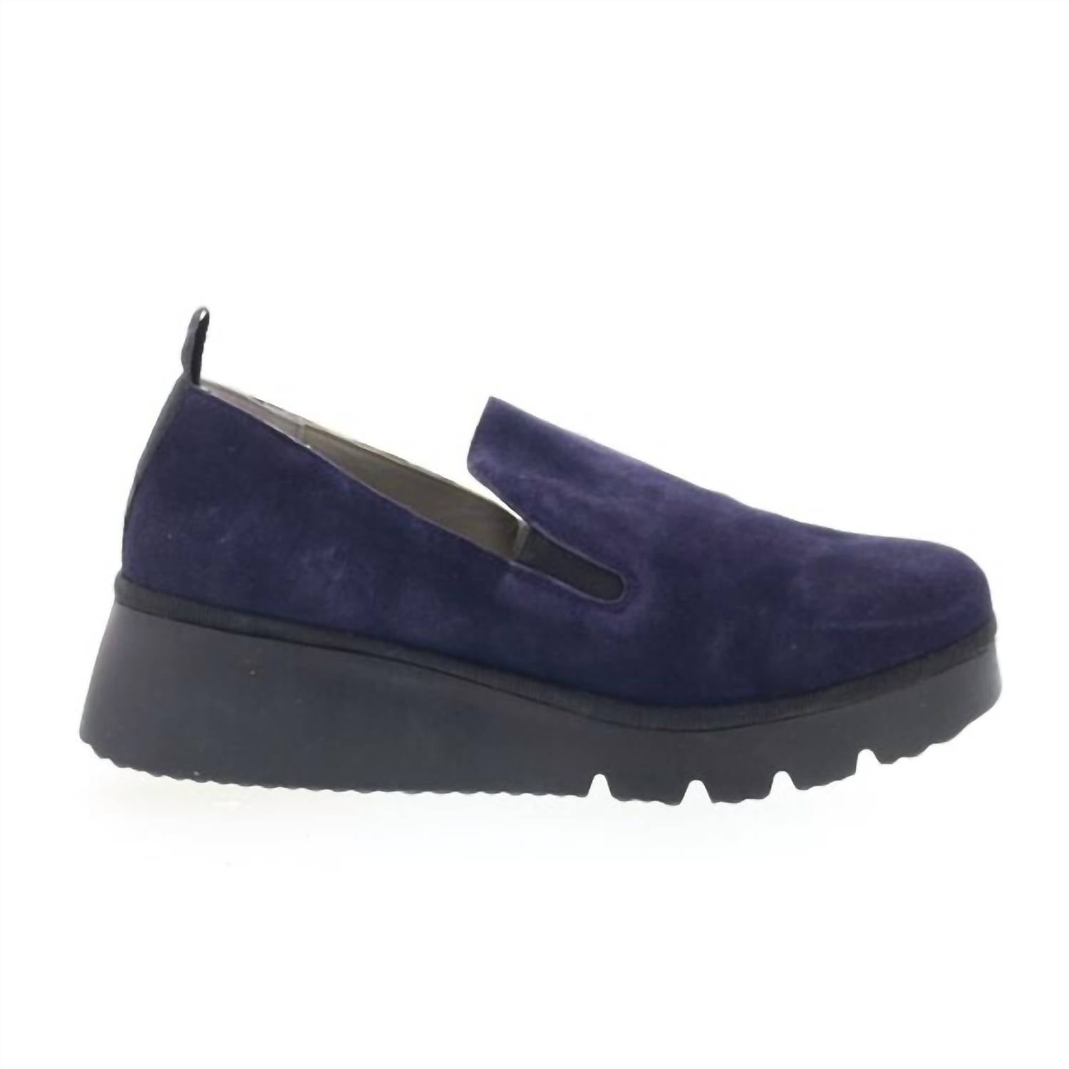 FLY LONDON WOMEN'S PECE WEDGE in navy - women's shoe