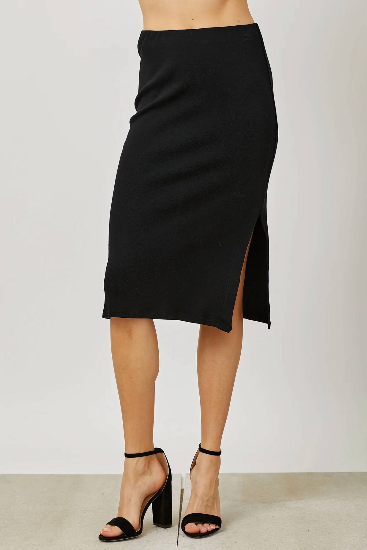 Maven West - Knit Slit Skirt