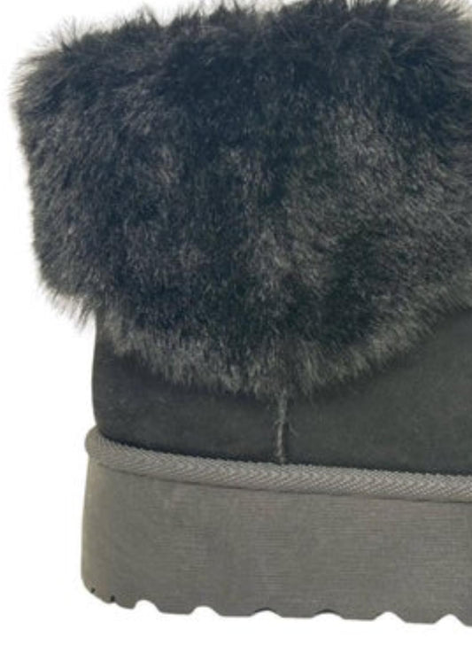 Very G - Women's Everlie Faux Fur Lined Bootie