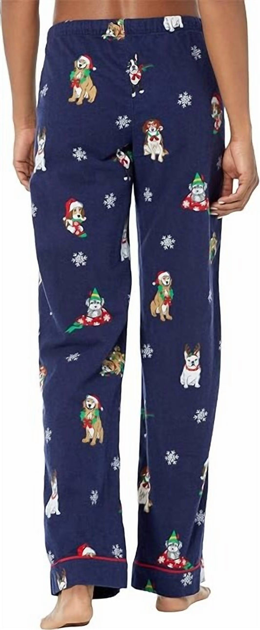 Women's Holiday Pups Flannel Pants