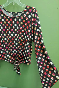 Ashley Stewart - Women's Polka Dot Blouse