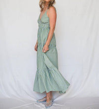 Meet Me In Santorini - Sleeveless Maxi Dress