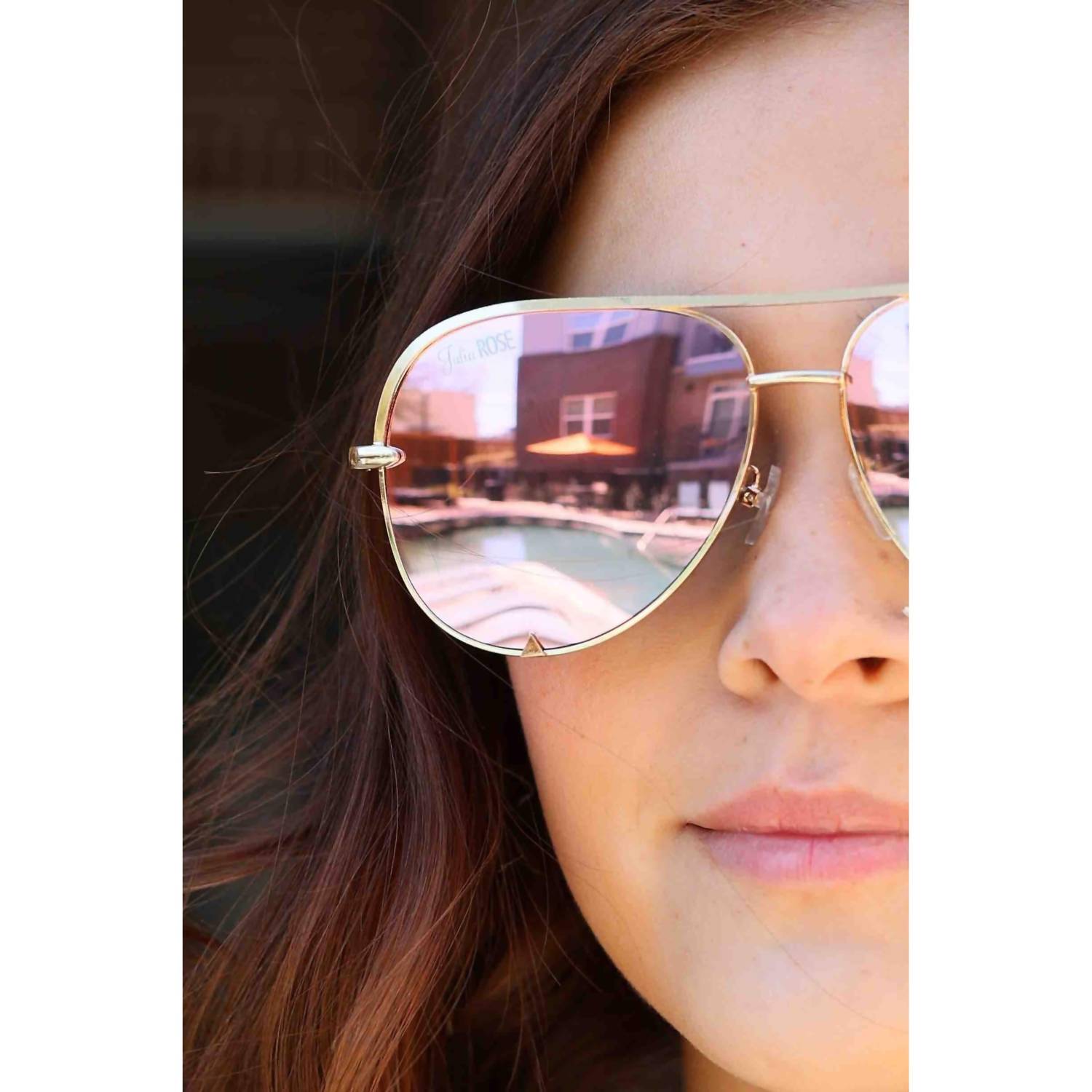 Julia Rose - Unisex Alex Aviator Non-polarized Sunglasses