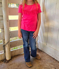 Rock & Roll Denim - Girls Fringe Tee