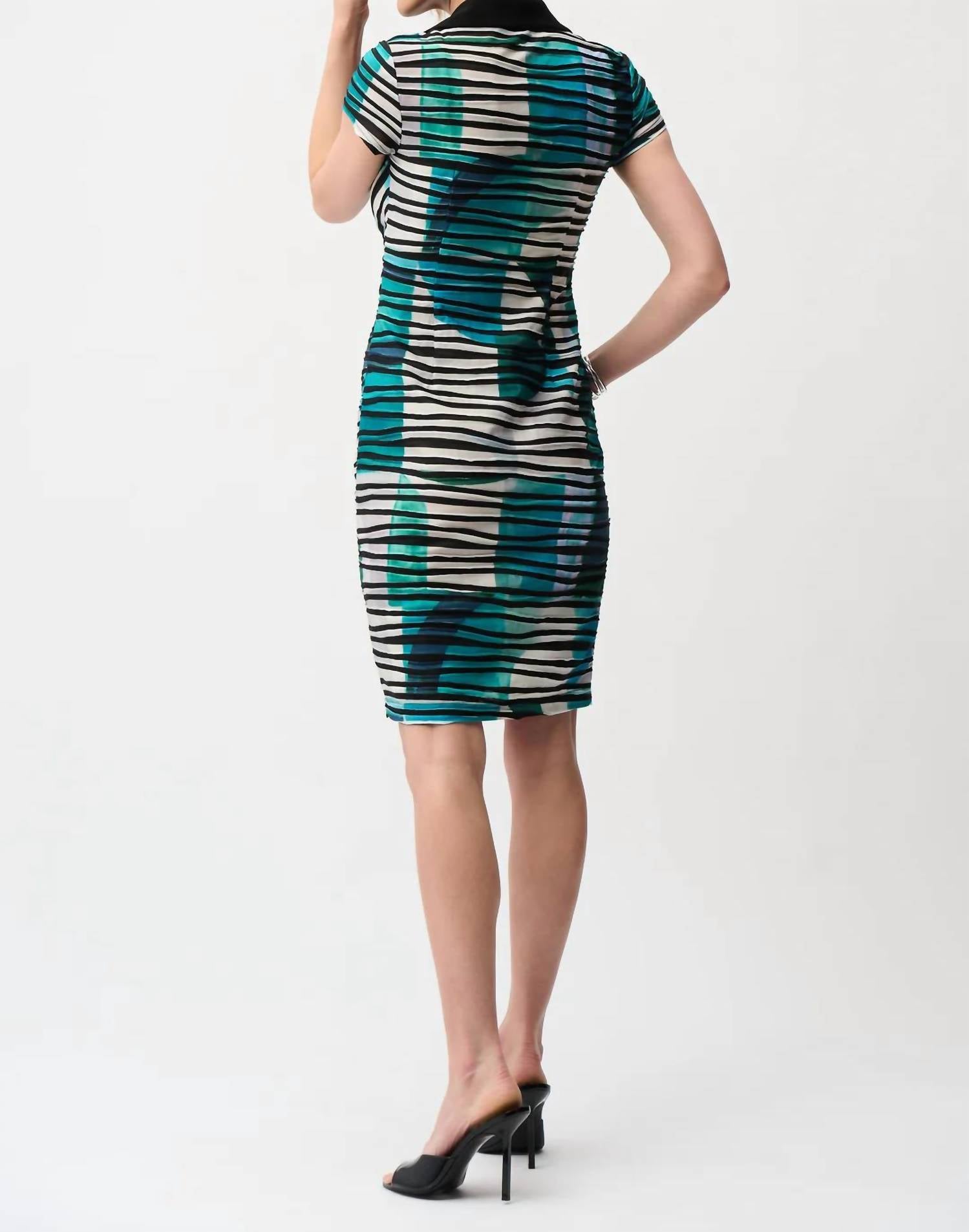 Joseph Ribkoff - Geometric Printed Sheath Dress