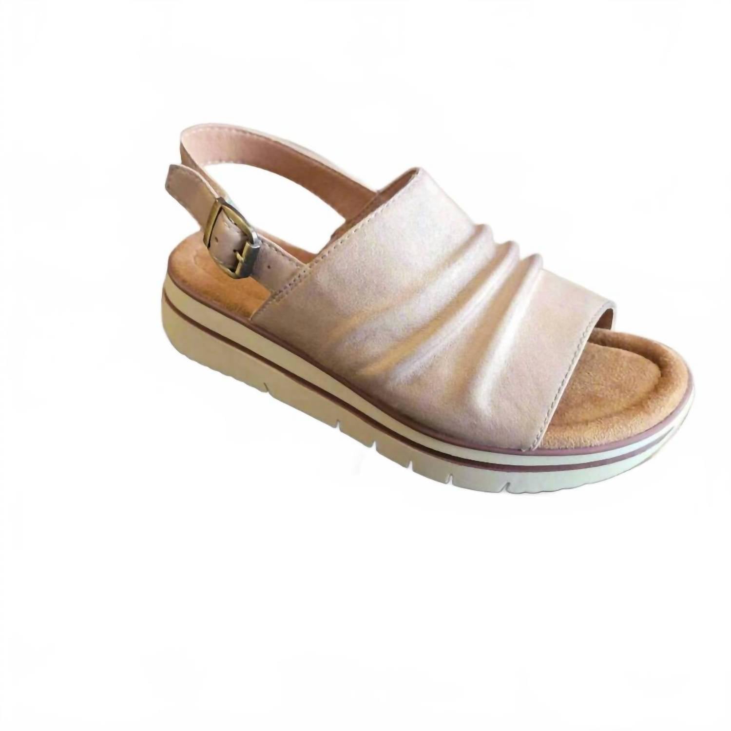 Salvia Women's Alice Sandals in sand sheep - women's sandal