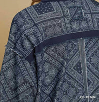Umgee - Paisley Print Shirt Jacket