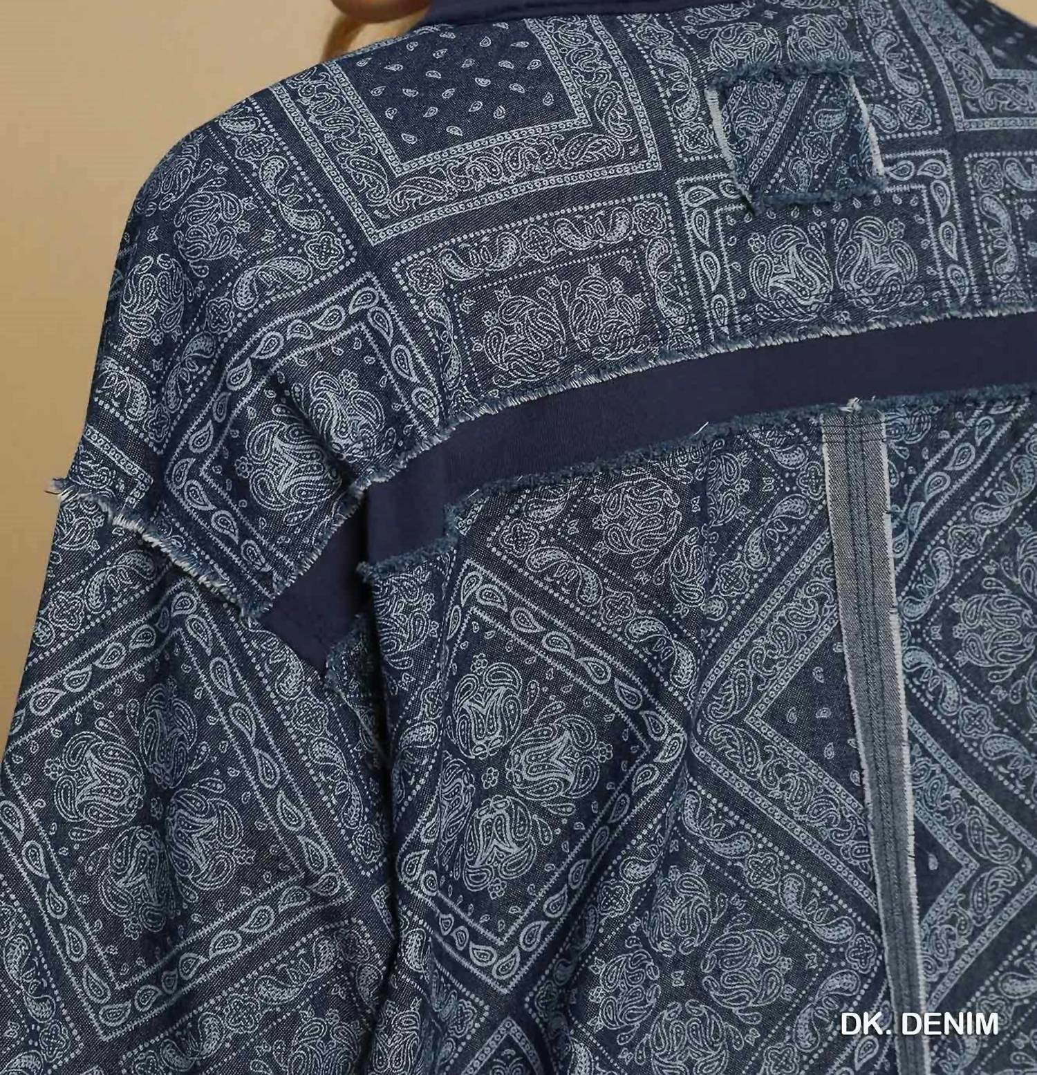 Umgee - Paisley Print Shirt Jacket