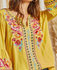 Andree By Unit - South Beach Embroidered Top