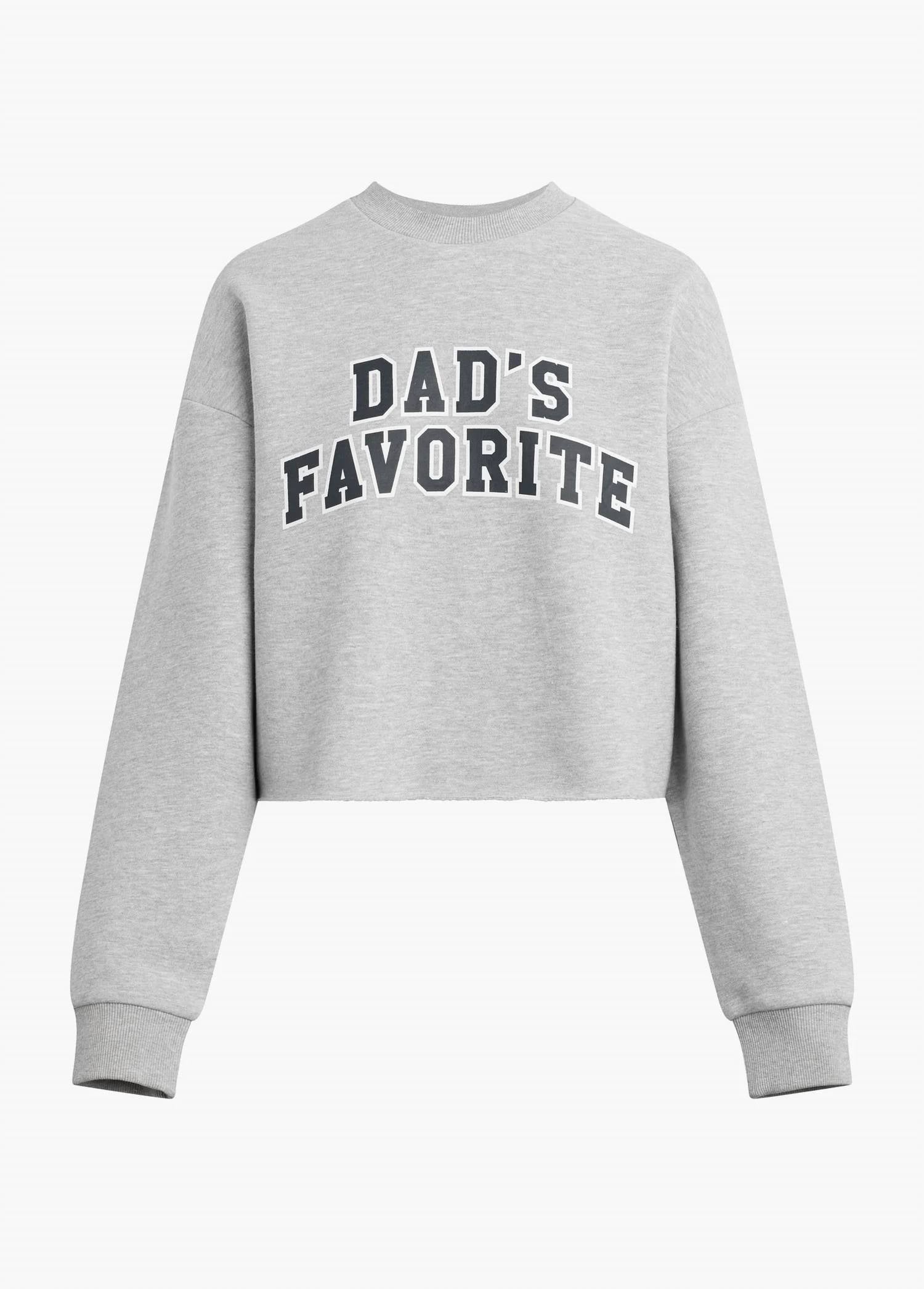 Favorite Daughter - Dad's Favorite Cropped Crewneck Sweatshirt
