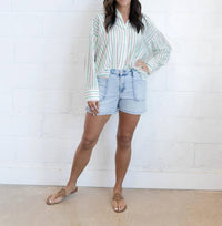 Ichi - Katy Stripe Top