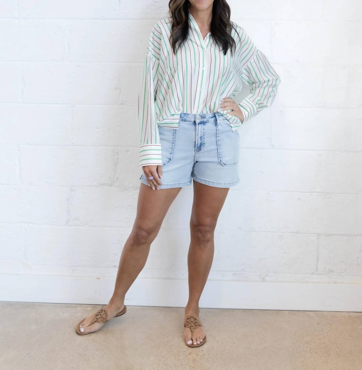 Ichi - Katy Stripe Top