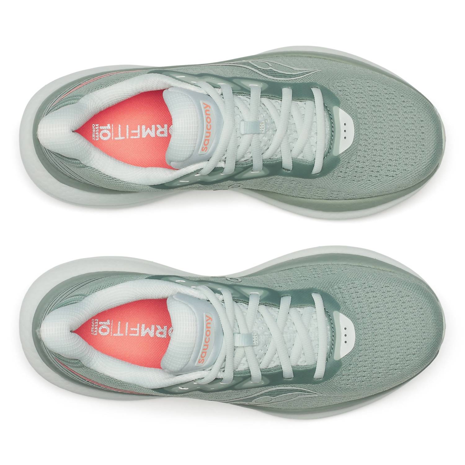 SAUCONY Women's Triumph 23 Shoes in iceberg aloe - women's shoe - alternate view