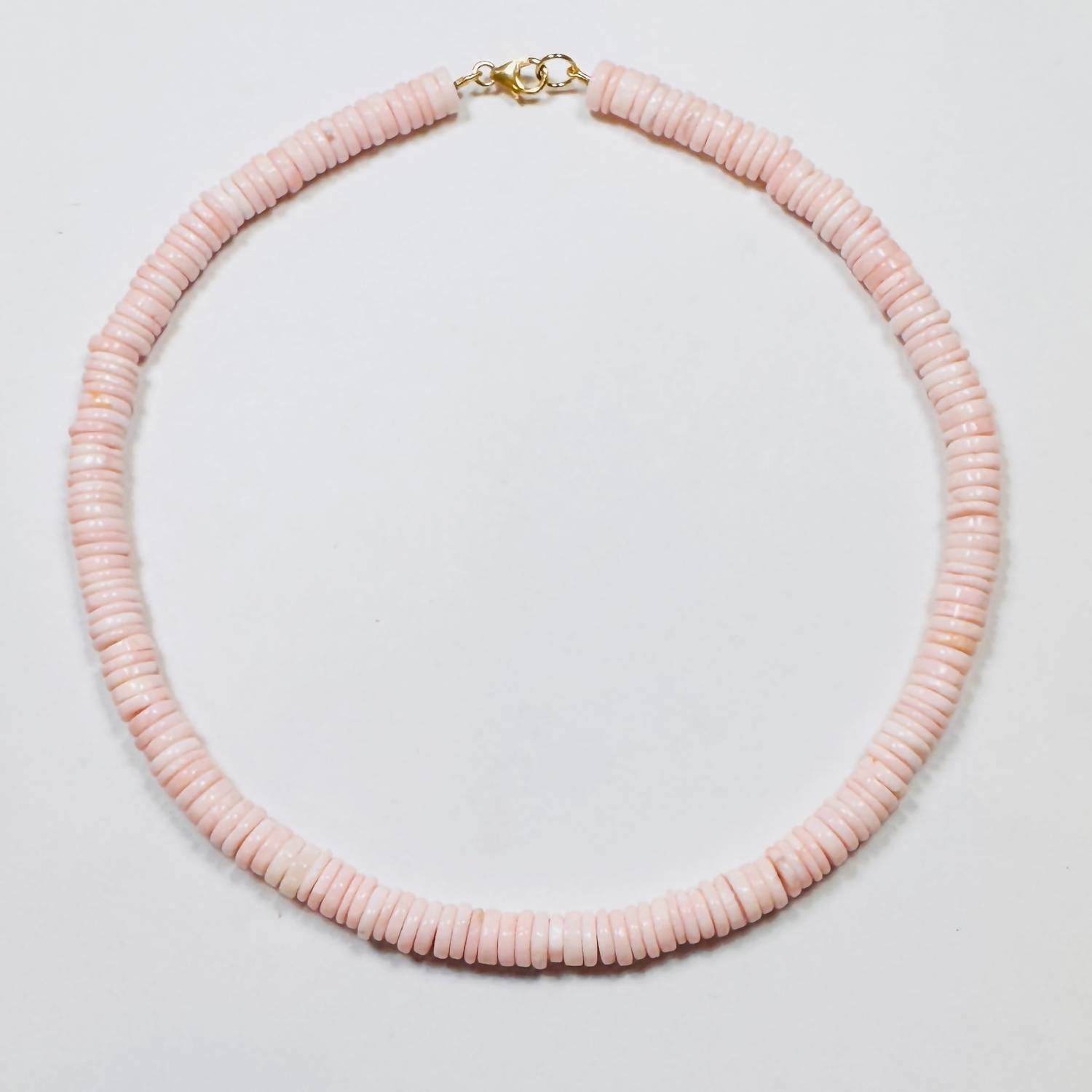 Theodosia - Women's Opal Heishi Cut Necklace