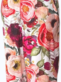 ASTRID Women's Dusty Woven Printed Pants in multi - women's pants - detail view