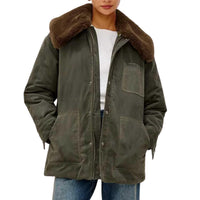 Rails Tessuto Canvas Jacket in umber - women's jacket