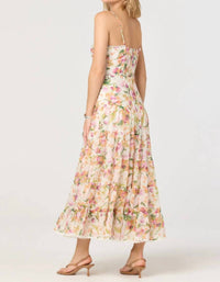 Astr - Lianna Floral Bustier Maxi Dress