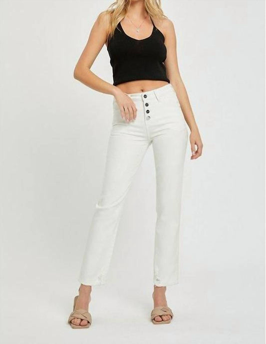 Risen - Mid-rise Tummy Control Tapered Pants