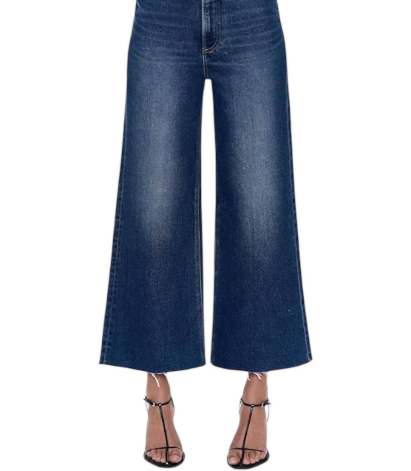 PISTOLA Lana Crop High Rise Ultra Wide Leg Jeans in broadway 1 - women's jeans