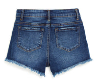 Tractr - Girl's Tween Brittan Distressed Denim Short