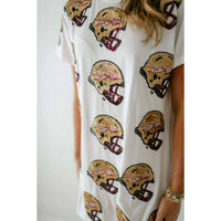 Queen Of Sparkles - Fear The Spear Shirt Dress