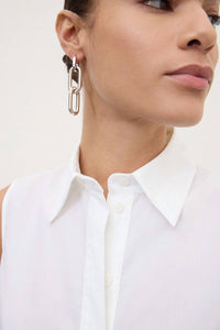 Ottod'Ame - Polo Sleeveless Top