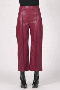 Another Love - Sparkle Wide Leg Leather Pants