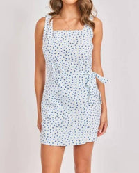 Sadie & Sage - Tidepool Wrap Over Mini Dress