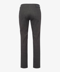 Brax - Men's Woolook Houndstooth Chuck Five Pocket Trousers