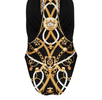 Camilla - Women's Chain Neck Plunge One Piece