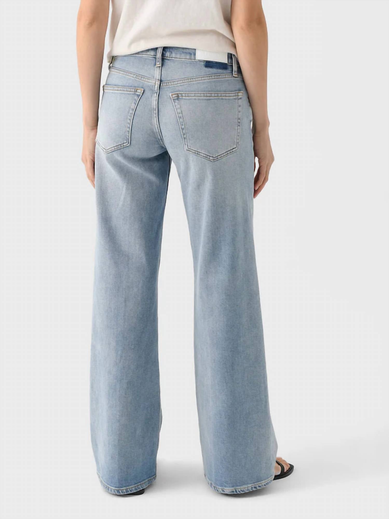 Re/Done - Mid Rise Wide Leg Jeans