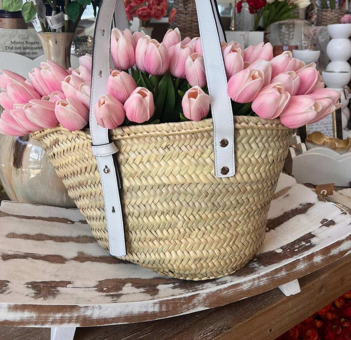 Miramar Store - Straw French Basket Bag