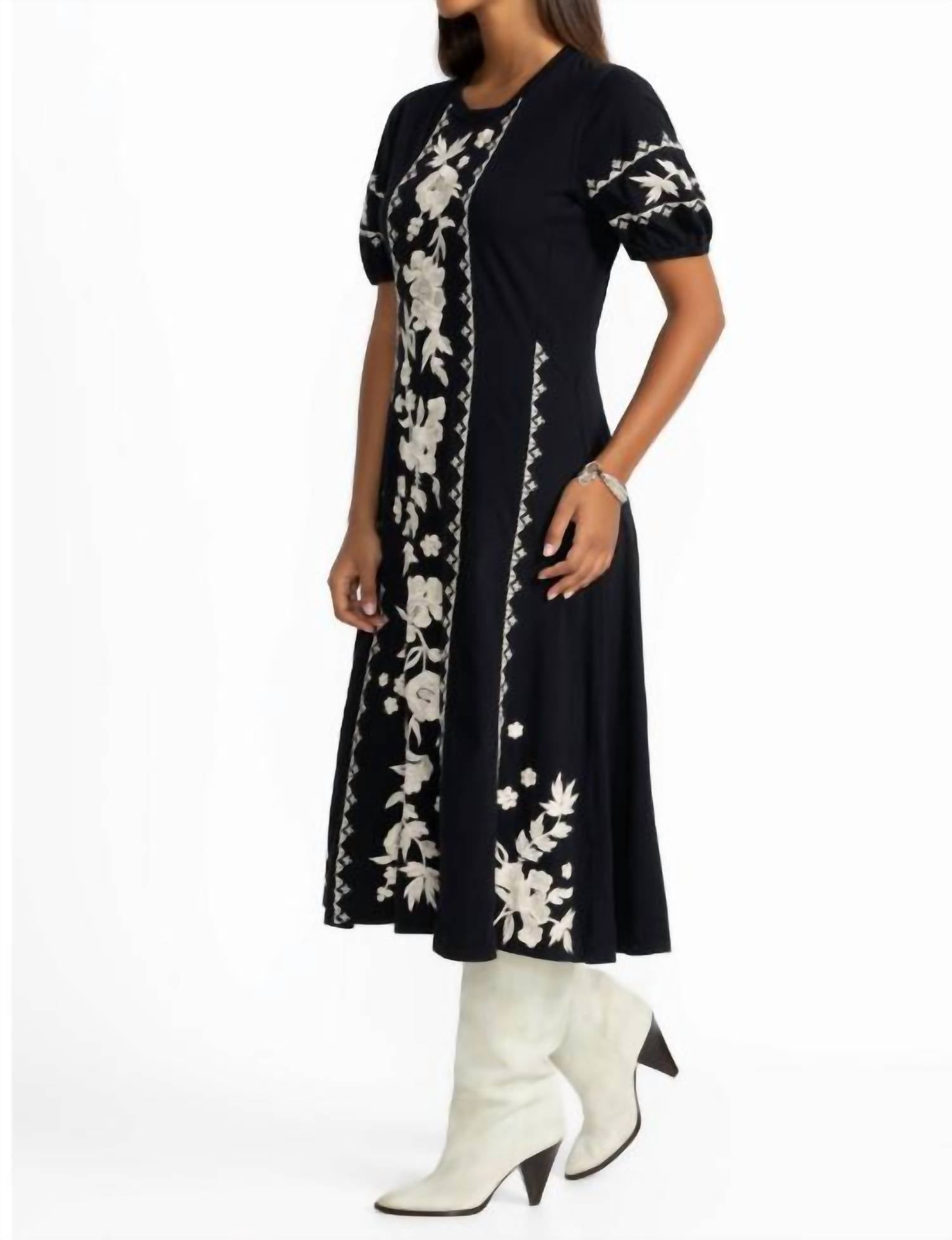 Johnny Was - Seamed Knit Dress Camille Plus