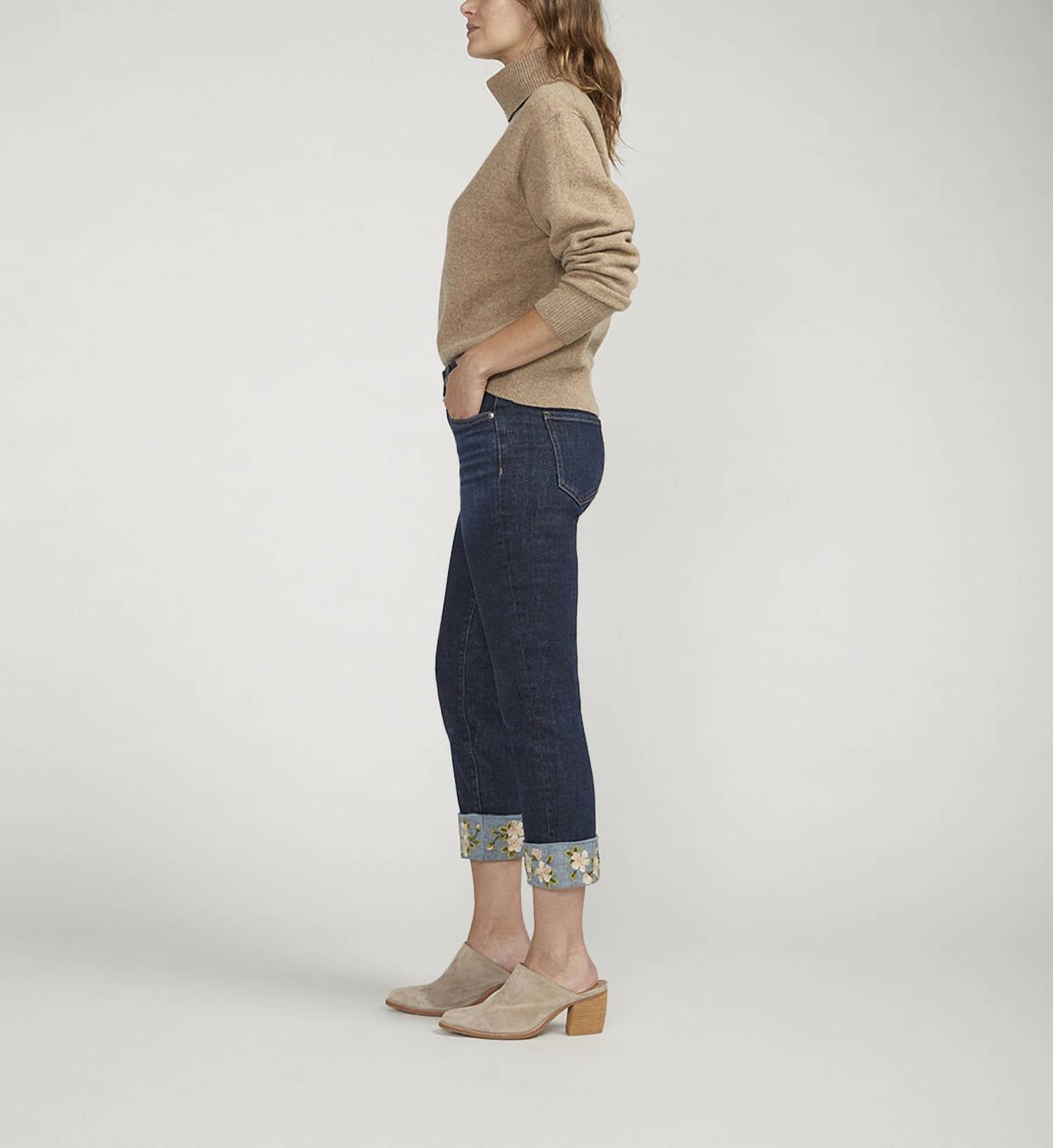 Jag - Mid Rise Girlfriend Jeans