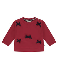 Babyface - Girls Bow Applique Sweatshirt & Legging Set