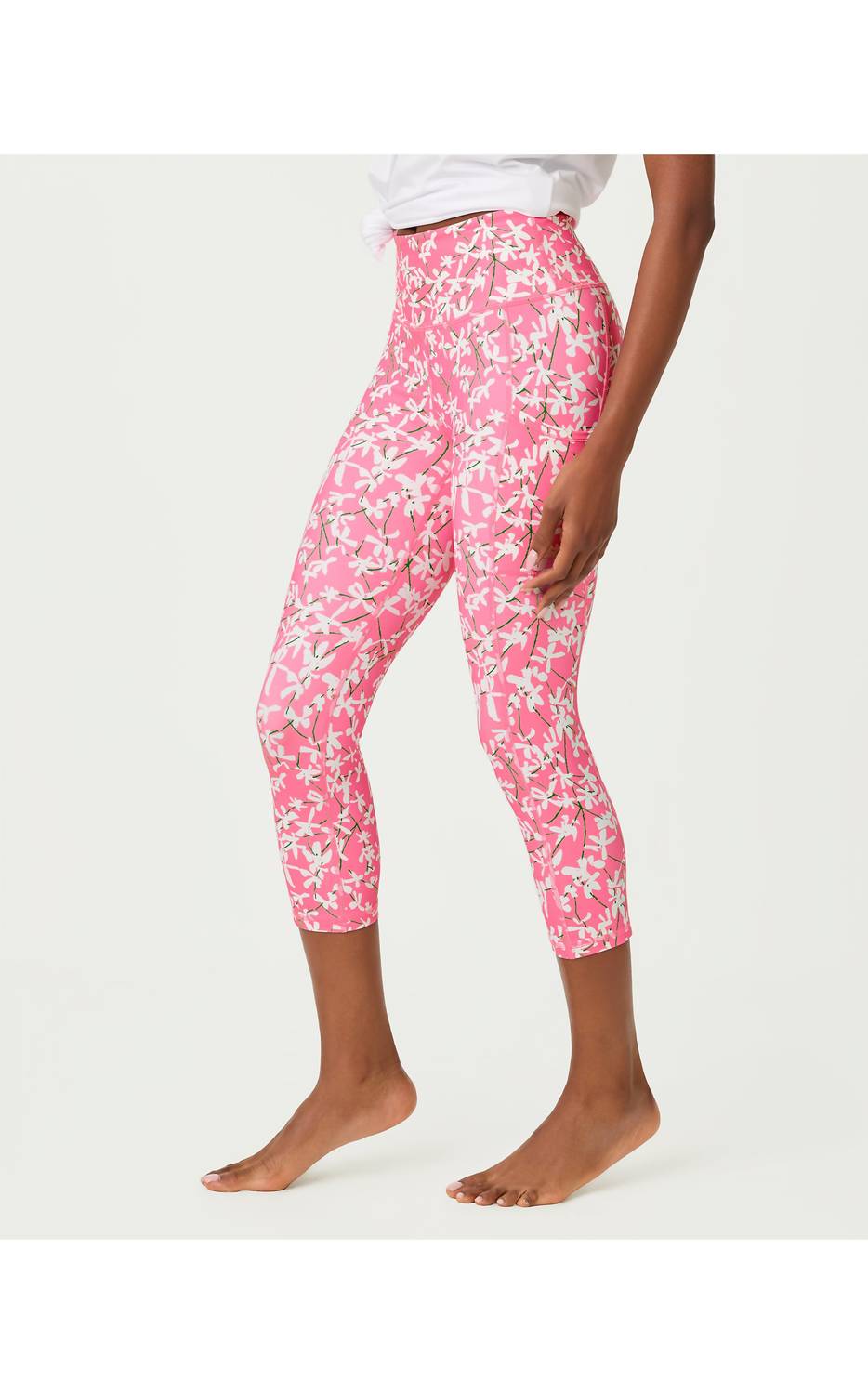 Lilly Pulitzer - Upf 50+ Luxletic Weekender High Rise Crop Leggings
