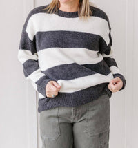 Bibi - Lindsay Striped Sweater
