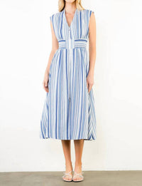 Thml - Sleeveless Stripe Midi Dress
