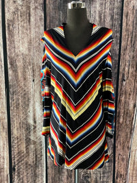 Cold Shoulder Serape Top