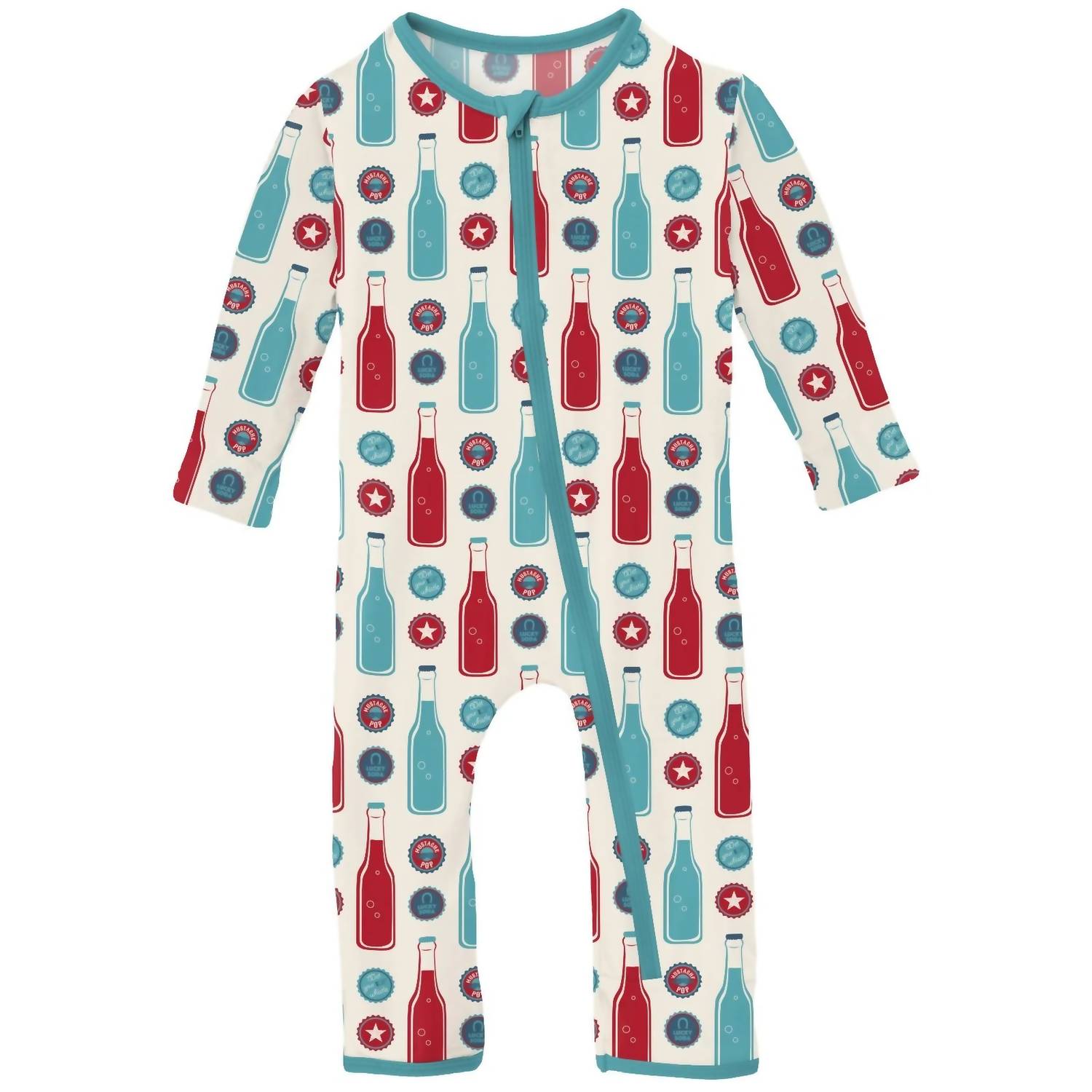Kickee - Kids' Print Coverall with Zipper