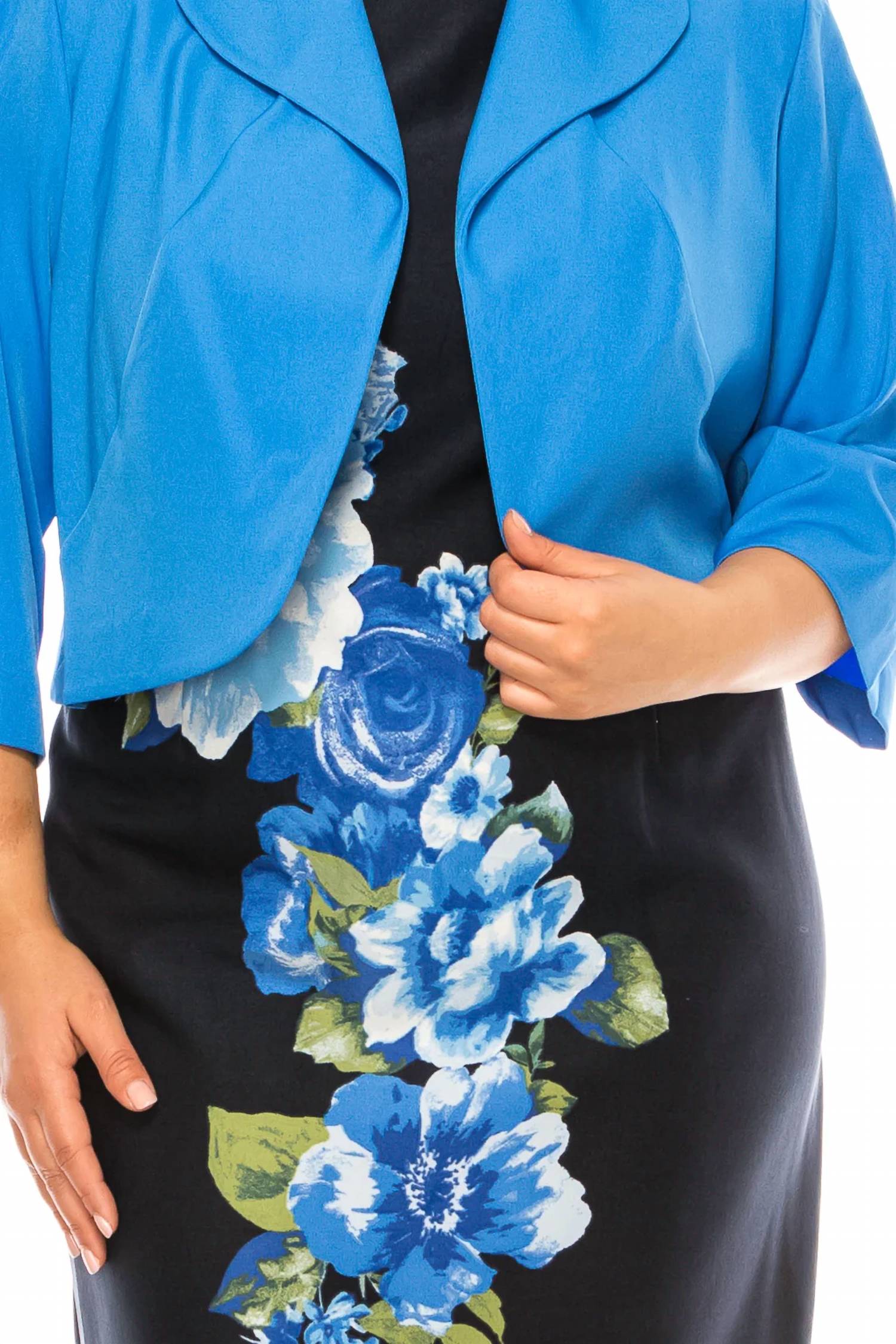 Maya Brooke - Floral Jacket Dress Set