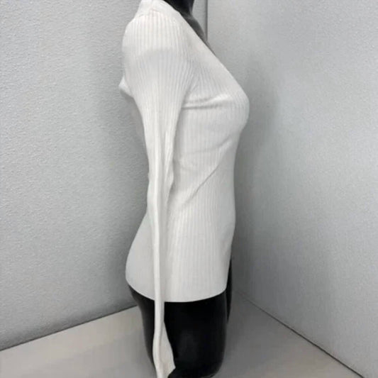 The Kooples - Women's Rib Knit V-neck Sweater