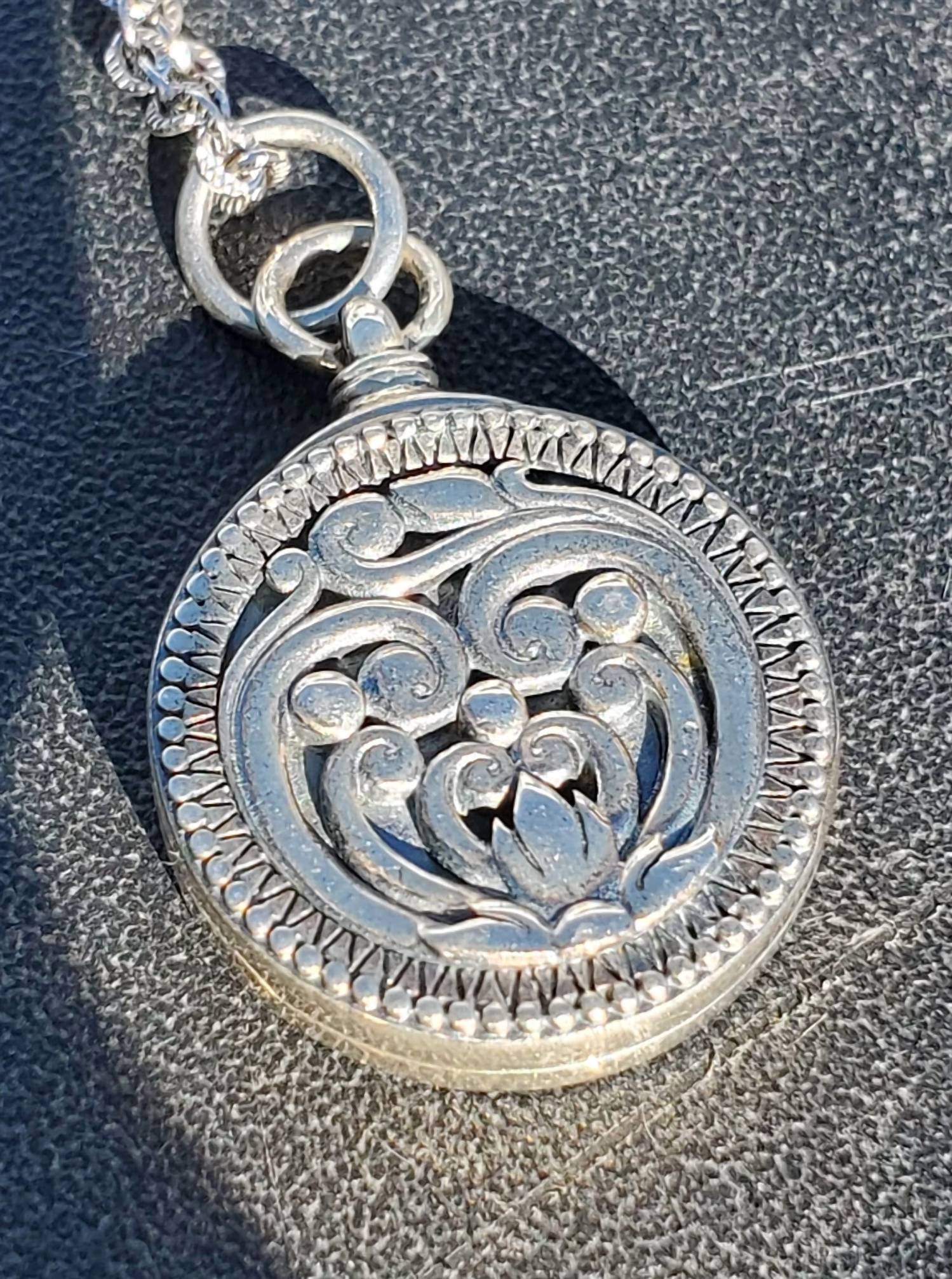 Montana Silversmiths - Women's Scroll Locket Necklace