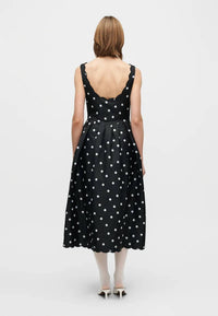 Stine Goya - Quilted Dots Voluminous Midi Dress